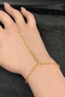 كف مجدول ذهب صافي عيار 21 وزن 1.6 جرام