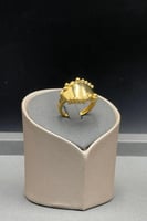 خاتم ذهب صافي عيار 21 وزن 5.1 جرام