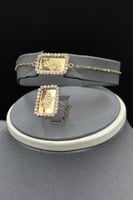 شبكة ذهب عيار 21 توقيع الأصالة وزن 12.8 جرام