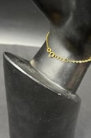 كف براشي ذهب بحريني مع صدف فيروزي عيار 21 وزن من 6...