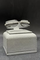 إسوارة كور ذهب أبيض صافي عيار 18 نعومة ليرا وزن 7....