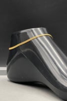 خلخال ذهب تصميم الماس عيار 21 وزن من 3.3 الى 3.4 ج...