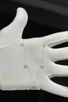 شوكر خلية ذهب تصميم الماس عيار 18 وزن 1.1 جرام