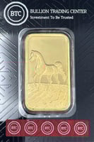 سبيكة ذهب 1 اونصة ( 31.1 جرام ) عيار 24 بي تي سي (...