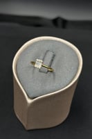 خاتم الماس وزن الذهب : 2.03 جرام وزن الألماس : 0.2...