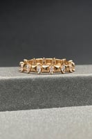 دبله ذهب تصميم الماس عيار 18 وزن 1.6 جرام