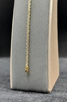 اسوارة كور ذهب ابيض واصفر عيار 18 وزن 6.2 جرام