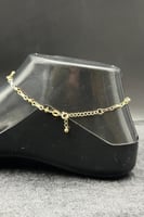 خلخال ذهب صافي ايطالي عيار 18 وزن 2.9 جرام