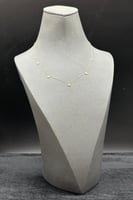 شوكر دوائر ذهب تصميم الماس عيار 18 وزن 0.6 جرام