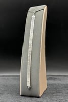 اسوارة حرير ذهب ابيض صافي عيار 18 وزن 9.3 جرام