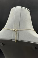 شال دورين مجدول مع كور ذهب صافي ايطالي عيار 18 وزن...