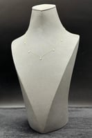 شوكر ذهب تصميم الماس عيار 18 وزن 0.6 جرام