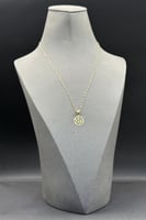 عقد دائري ذهب صافي عيار 18 وزن 0.6 جرام