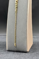 طقم عقد مع اسوارة جنزير ذهب عيار 18 وزن من 4.7 الى...