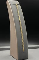 اسوارة ذهب عيار 21 ايطالي بمظهر كلاسيكي الوزن 5.3...