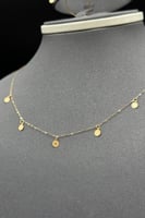 طقم دوائر ذهب صافي عيار 21 وزن من 1.4 الى 1.5 جرام