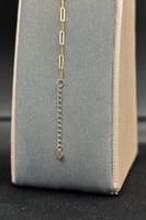 اسوارة كور مع قلب ذهب ايطالي عيار 18 وزن من 1.1 ال...