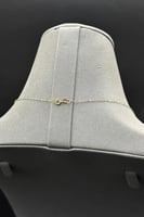 عقد اطفال قطه ذهب ملون عيار 18 وزن 0.6 جرام