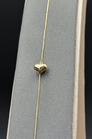 اسوارة قلب ذهب صافي عيار 18 وزن 0.8 جرام