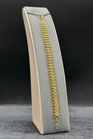 اسوارة حلقات ذهب صافي عيار 21 وزن 15.3 جرام