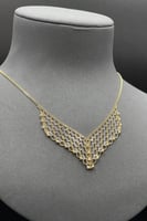 عقد كرات ذهب صافي ايطالي