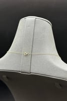 عقد دورين دمعة ذهب تصميم الماس عيار 18 وزن 1.5 جرا...