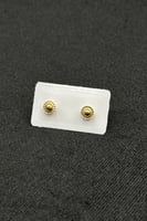 حلق طبي ذهب صافي عيار 18 وزن 0.3 جرام