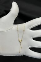 عقد ذهب صافي ايطالي عيار 18 وزن 0.9 جرام