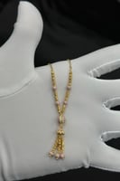 عقد كور نازل ذهب تصميم هندي عيار 21 وزن 5.9 جرام