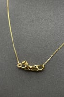 عقد تايجر ذهب تصميم الماس عيار 21 وزن 2.3 جرام