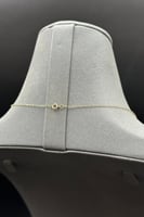 عقد مستطيل ذهب مطفي تصميم الماس عيار 18 وزن من 0.8...