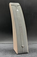 اسوارة سلم ( حجم وسط ) ذهب ابيض صافي ايطالي عيار 1...