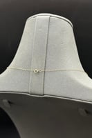 عقد مستطيل ذهب تصميم الماس عيار 18 وزن 0.6 جرام