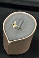 خاتم وردة ذهب تصميم الماس عيار 18 وزن من 0.6 الى 0...