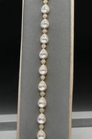 اسوارة جوهرة ذهب تصميم الماس عيار 18 وزن 12.5 جرام