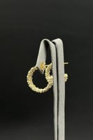 حلق كور ليزر ذهب صافي عيار 18 وزن من 6.1 الى 8.8 ج...