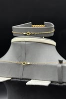 طقم جنزير ذهب صافي عيار 21 وزن 7.9 جرام