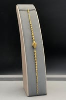 اسوارة كور ذهب ايطالي عيار 21 وزن 3.4 جرام