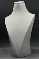 عقد ذهب تصميم الماس عيار 18 وزن 0.3 جرام