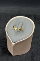 خاتم قلب ذهب صافي عيار 18 وزن من 1.6 الى 2 جرام