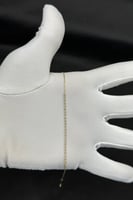 اسوارة كور ليزر ذهب مع فص تصميم الماس عيار 18 وزن...