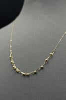 عقد كور ذهب صافي تصميم ايطالي عيار 18 وزن 0.6 جرام