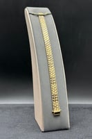 اسوارة ذهب صافي ايطالي عيار 18 وزن 16.5 جرام