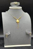 طقم ذهب صافي عيار 21 وزن 6 جرام