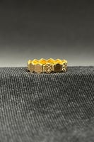 دبله خلية ذهب صافي عيار 21 وزن 1.7 جرام