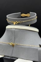 طقم ذهب صافي عيار 21 وزن 10 جرام