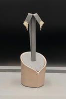 حلق ذهب تصميم الماس