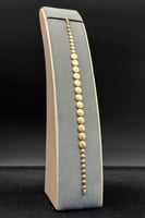 اسوارة دوائر ذهب صافي ايطالي عيار 18 وزن 6.3 جرام