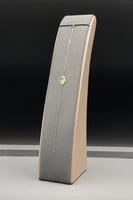 اسوارة ذهب ناعمة عيار 18 بتصميم وردة مفرغة بوزن 0....