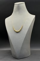 عقد كور ذهب صافي عيار 21 وزن من 1.7 الى 1.8 جرام